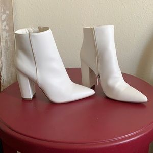 White booties